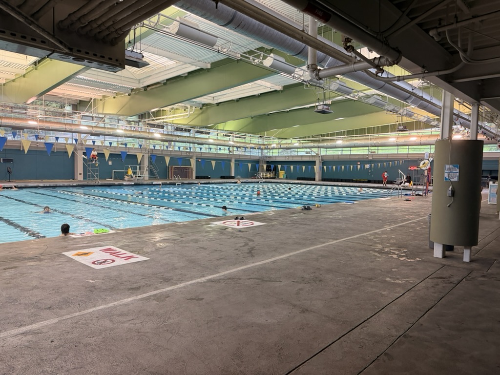 Indoor lap swimming pool